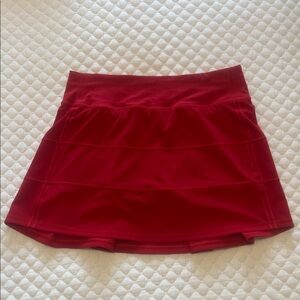 lululemon athletica Red Athletic Skirt